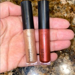 Mac Lipglass bundle never used